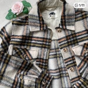 Roots plaid jacket